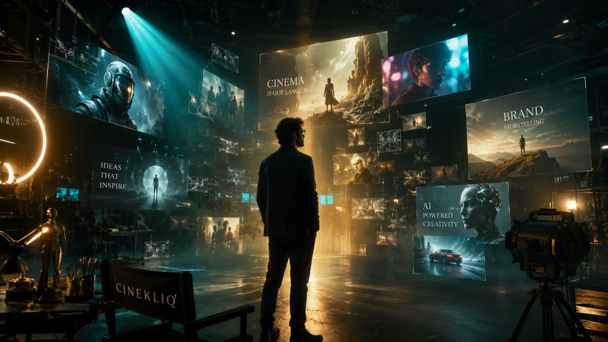 Cinematic environments generated through CineKliq